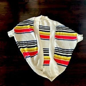 Anthropologie short sleeve multicolored sweater